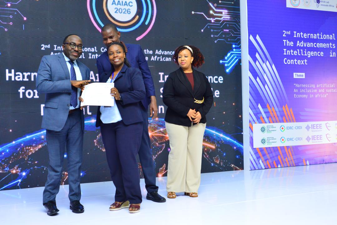 Receiving the Best Presentation Award at AAIAC 2026